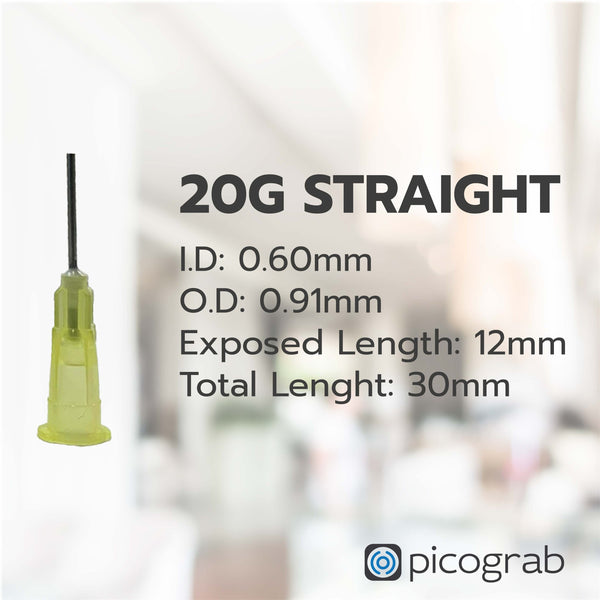 Straight Suction Needles 20G (5x)