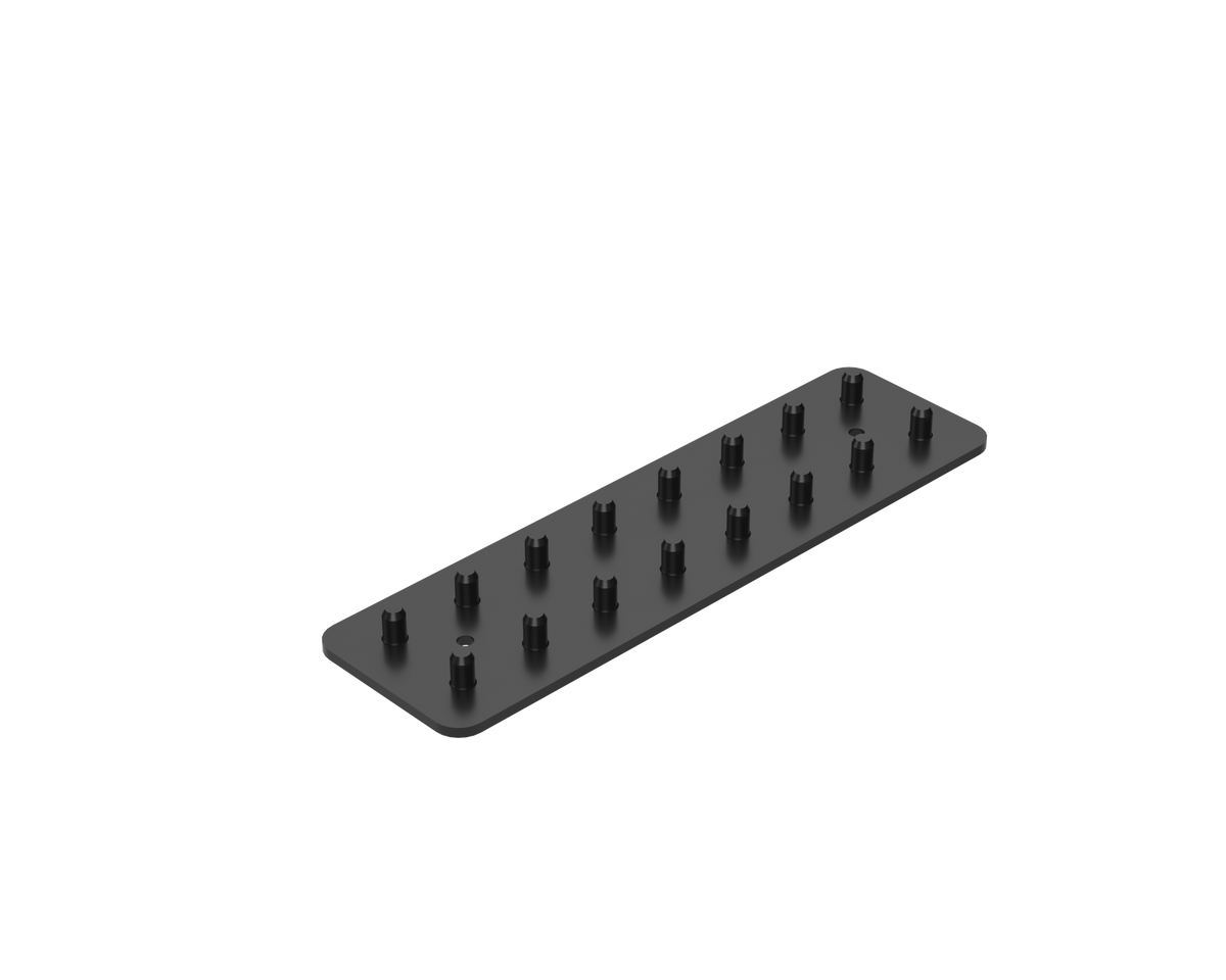 Soporte de acero inoxidable para 16 puntas