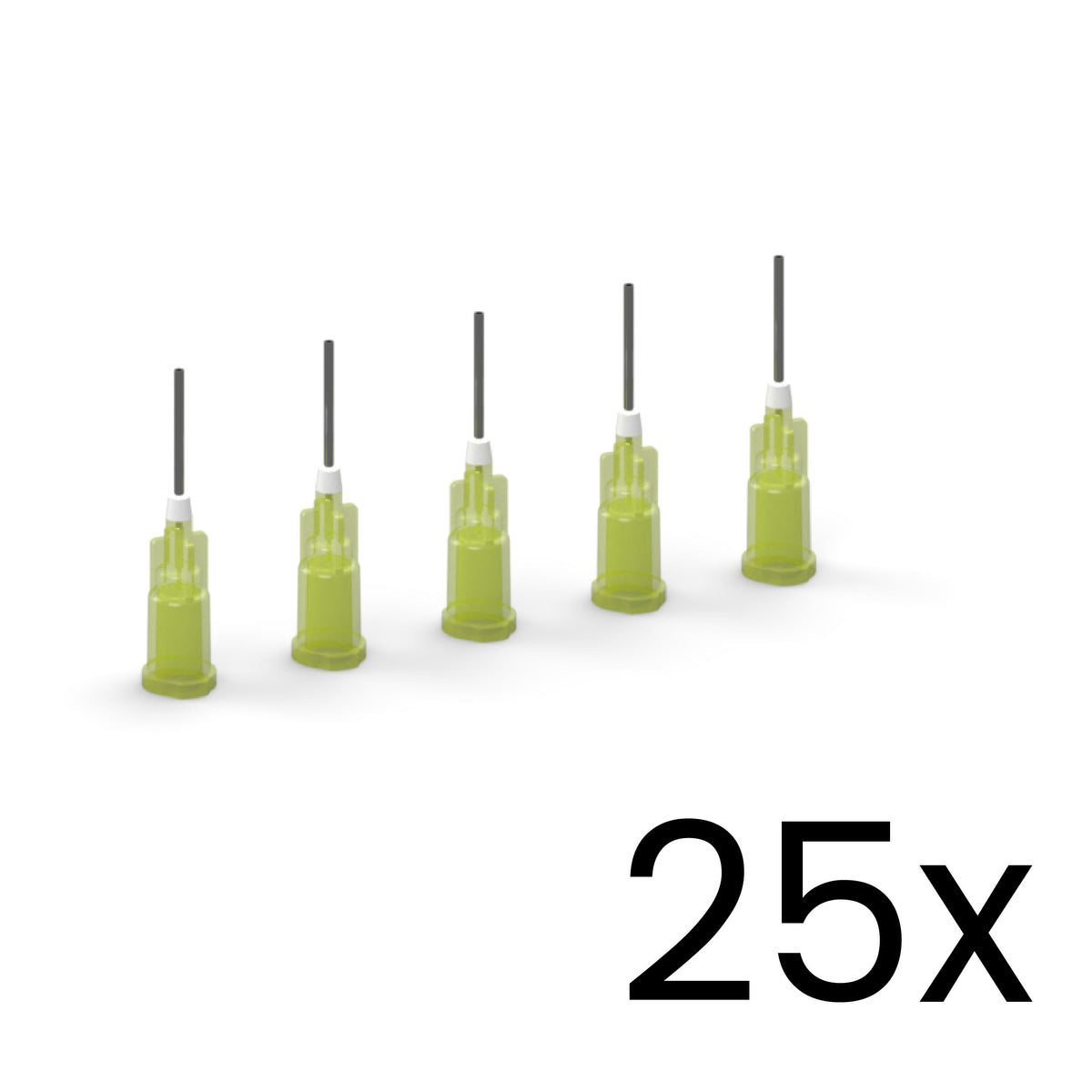 Agujas de succión rectas 20G (25x)