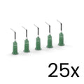 Agujas de succión acodadas 18G (25x)